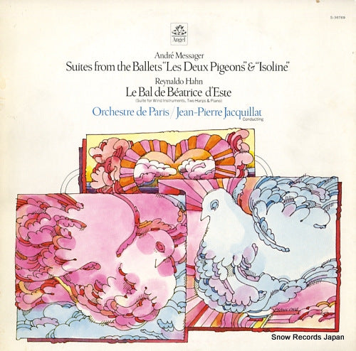 JACQUILLAT, JEAN-PIERRE messager; les deux pigeons & isoline S-36769