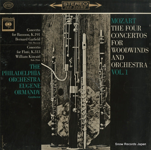 ORMANDY, EUGENE mozart; the four concertos for woodwinds and orchestra vol.1 MS6451