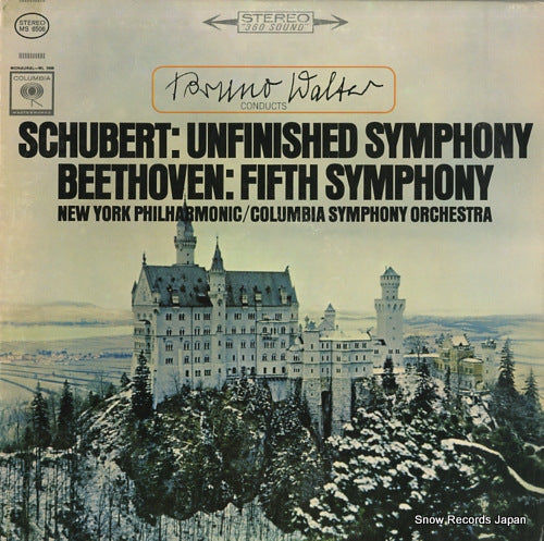 WALTER, BRUNO schubert; unfinished symphony MS6506