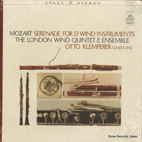 KLEMPERER, OTTO mozart; serenade for 13 wind instruments S36247
