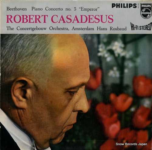 CASADESUS, ROBERT beethoven; piano concerto no.5 "emperor" 835036AY