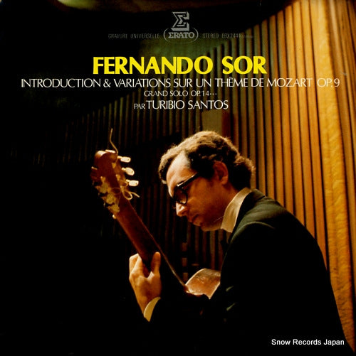 SANTOS, TURIBIO sor, fernando; introduction & variations sur un theme de mozart op.9 ERX-2441
