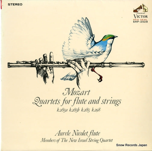 NICOLET, AURELE mozart; quartets for flute and strings SHP-2529
