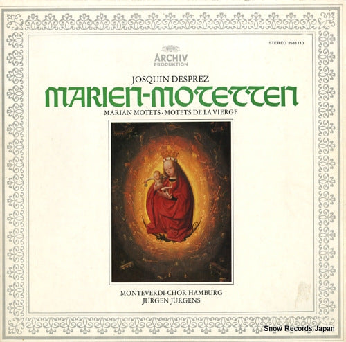 JURGENS, JURGEN desprez; marien - motetten 2533110