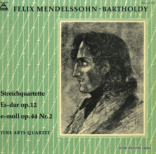 FINE ARTS QUARTET, THE mendelssohn; streichquartette op.12 BM30L1815
