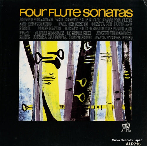 BRUDERHANS, ZDENEK four flute sonatas ALP-715