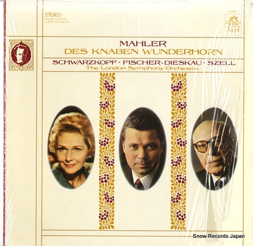 SCHWARZKOPF, ELISABETH mahler; des knaben wunderhorn S-36547