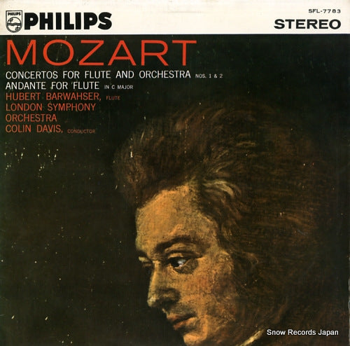 DAVIS, COLIN mozart; concerto for flute and orchestra SFL-7783