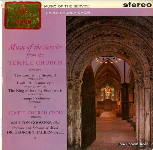 TEMPLE CHURCH CHOIR, LONDON music of the service from the temple church CSD1415