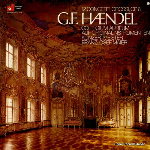COLLEGIUM AUREUM handel; 12 concerti grossi, op.6 (1) ULX-3210-H