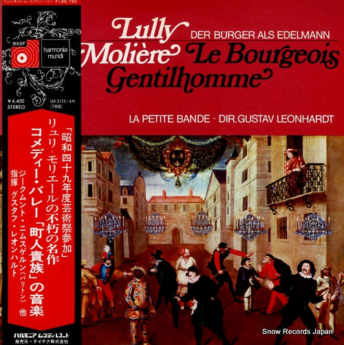 LEONHARDT, GUSTAV lully moliere; le bourgeois gentilhomme der burger als edelmann ULX-3123-H