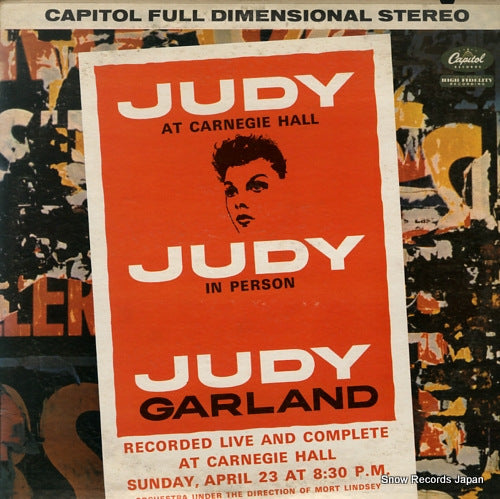 GARLAND, JUDY judy at carnegie hall SWBO1569
