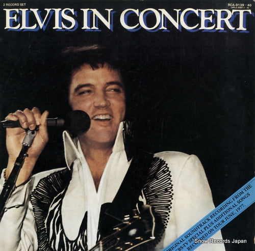 PRESLEY, ELVIS elvis in concert RCA-9139-40