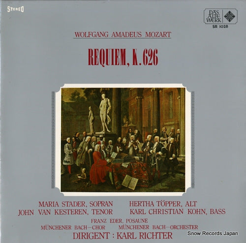RICHTER, KARL mozart; requiem, k.626 SR1028