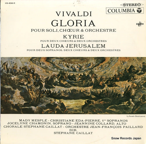 CAILLAT, STEPHANE vivaldi; gloria / kyrie / lauda jerusalem OS-658-R