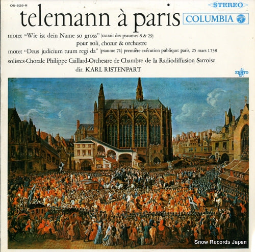 RISTENPART, KARL telemann a paris OS-529-R