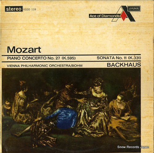 BACKHAUS, WILHELM mozart; piano concerto no.27 XSDD116