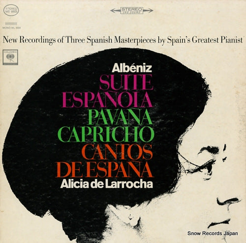LARROCHA, ALICIA DE albeniz; suite espanola MS6603