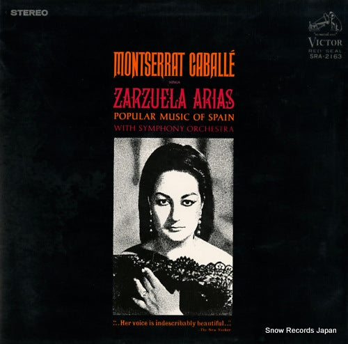 CABALLE, MONTSERRAT sings zarzuela arias SRA-2163