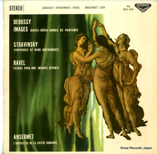 ANSERMET, ERNEST debussy; images pour orchestre SLC1175
