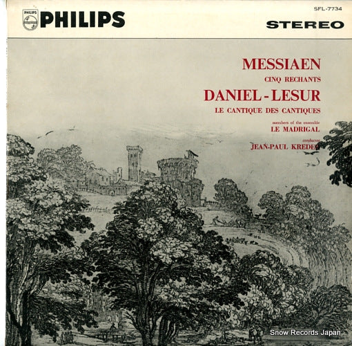 KREDER, JEAN-PAUL messiaen; cinq rechants SFL-7734