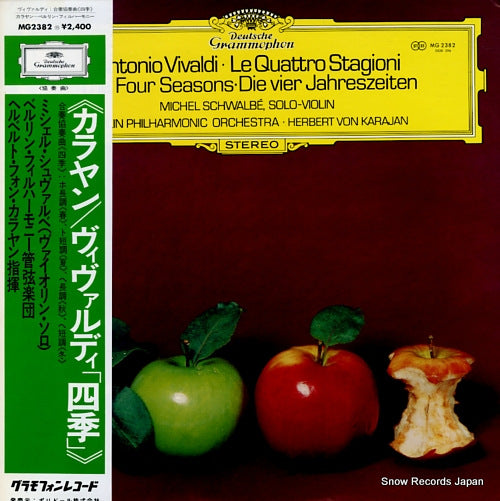 KARAJAN, HERBERT VON antonio vivaldi; le quattro stagioni MG2382
