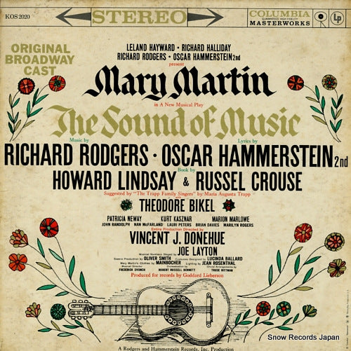 ORIGINAL BROADWAY CAST the sound of music KOS2020