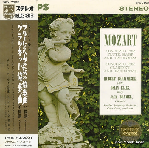 DAVIS, COLIN mozart; concerto for flute, harp and orchestra SFX-7503