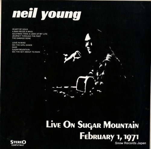 YOUNG, NEIL live on sugar mountain feburuary 1, 1971 J31