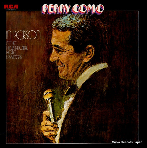 COMO, PERRY perry como in person at the international hotel, las vegas SRA-5186