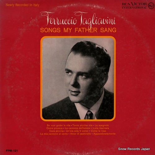 TAGLIAVINI, FERRUCCIO songs my father sang FPM-121