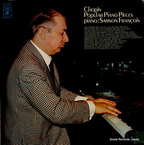 FRANCOIS, SAMSON chopin; popular piano pieces KJ-1637
