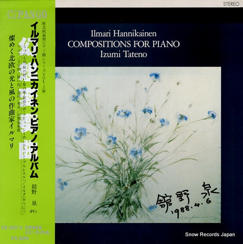 TATENO, IZUMI ilmari hannikainen; composittions for piano CC-5012 / FA341
