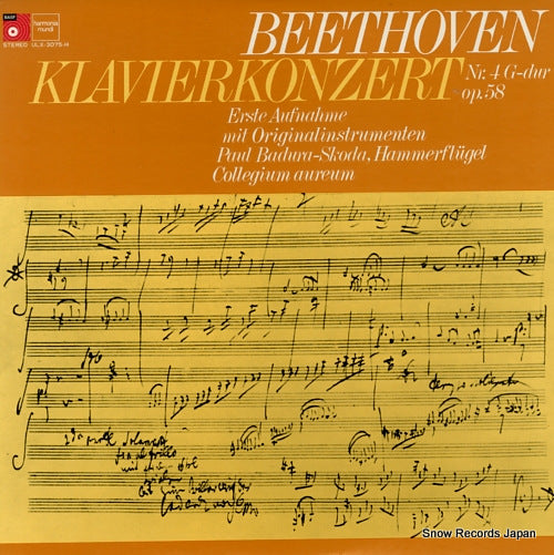BADURA-SKODA, PAUL beethoven; klavierkonzert nr.4 ULX-3075-H