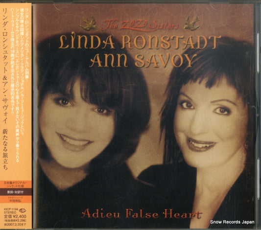 RONSTADT, LINDA, AND ANN SAVOY adieu false heart KICP1194