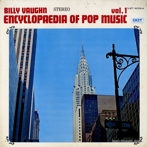 VAUGHN, BILLY encyclopaedia of pop music vol.1 SJET-9233