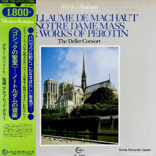 DELLER, ALFRED guillaume de machaut notre dame mass & works of perotin SL7005