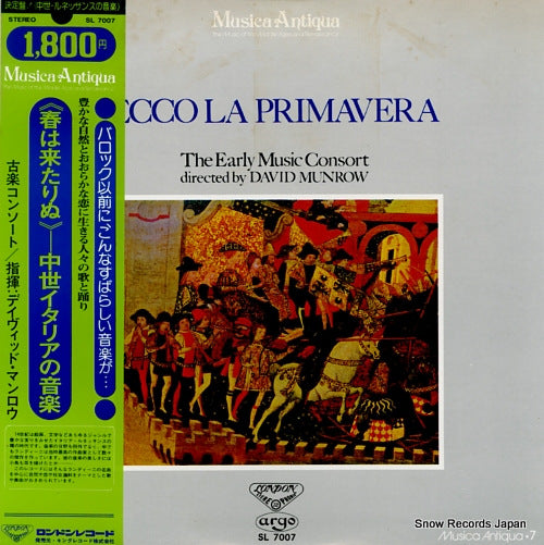 MUNROW, DAVID ecco la primavera SL7007