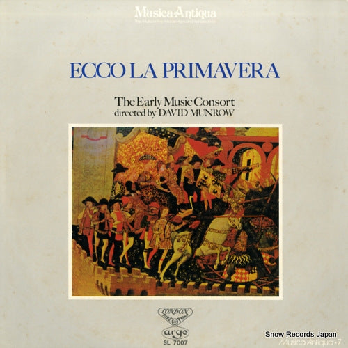 MUNROW, DAVID ecco la primavera SL7007
