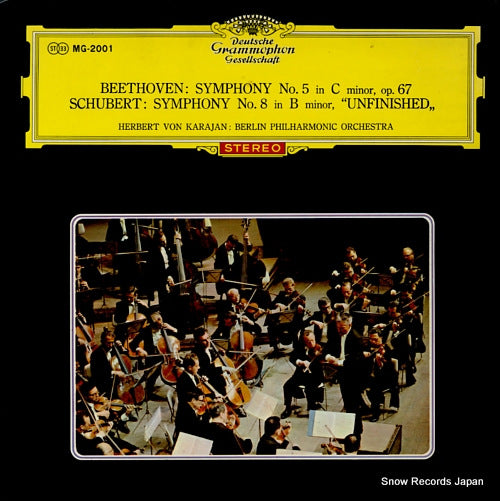KARAJAN, HERBERT VON beethoven; symphony no.5 MG-2001