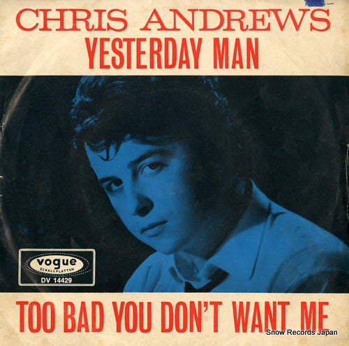 ANDREWS, CHRIS yesterday man DV-14429