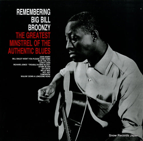 BROONZY, BIG BILL remembering big bill broonzy BGOLP91