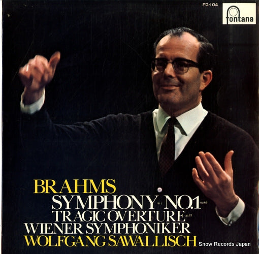 SAWALLISCH, WOLFGANG brahms; symphony in c no.1 FG-104