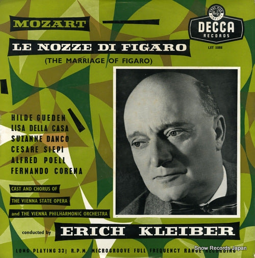 KLEIBER, ERICH mozart; le nozze di figaro LXT5088