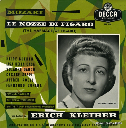 KLEIBER, ERICH mozart; le nozze di figaro LXT5090