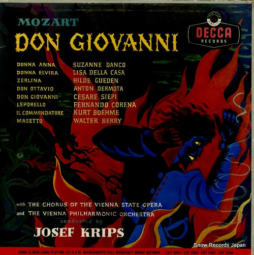KRIPS, JOSEF mozart; don giovanni LXT5103