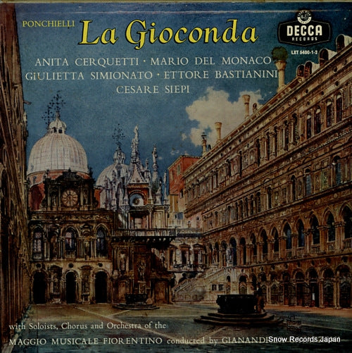 GAVAZZENI, GIANANDREA ponchielli; la gioconda LXT5400