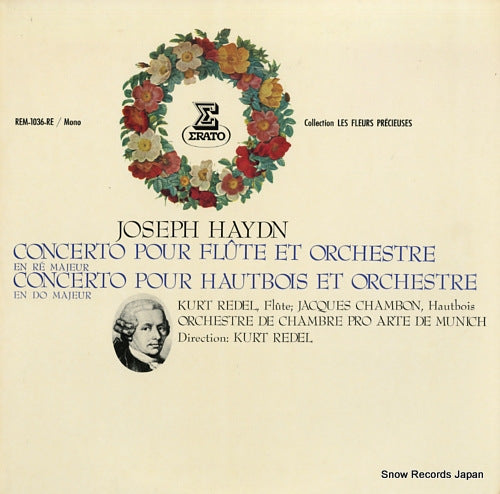 REDEL, KURT haydn; concertos pour flute et pour hautbois REM-1036-RE