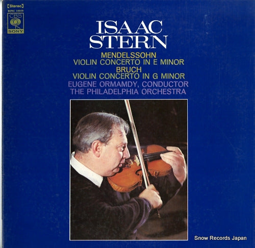 STERN, ISSAC mendelssohn; violin concerto in e minor SONC10026
