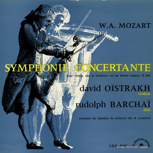 OISTRAKH, DAVID mozart; symphonie concertante LDP8248